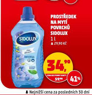 SIDOLUX PROSTŘEDEK NA MYTÍ POVRCHŮ
