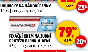 BLEND A DENT FIXAČNÍ KRÉM NA ZUBNÍ PROTÉZU