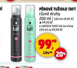 TAFT PĚNOVÉ TUŽIDLO