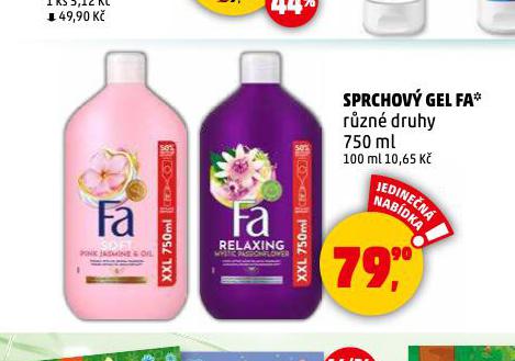 SPRCHOVÝ GEL FA