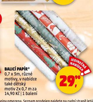 BALICÍ PAPÍR