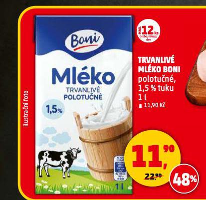 TRVANLIVÉ MLÉKO