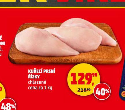 KUŘECÍ PRSNÍ ŘÍZKY