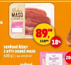 VEPŘOVÉ ŘÍZKY Z KÝTY