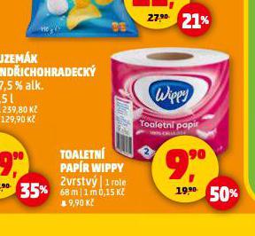 WIPPY TOALETNÍ PAPÍR