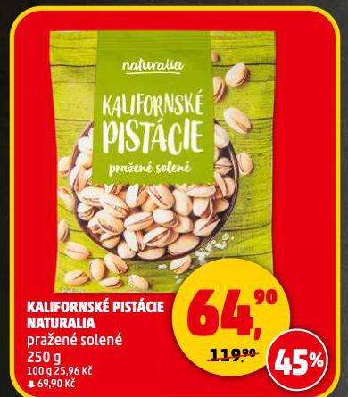 KALIFORNSKÉ PISTÁCIE