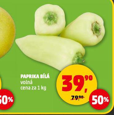 PAPRIKA BÍLÁ
