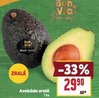 AVOKÁDOO ZRALÉ