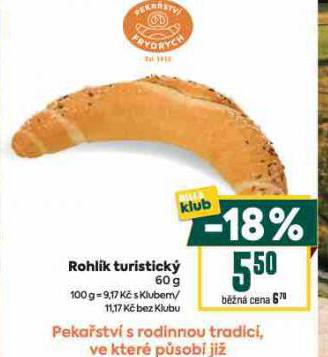 ROHLÍK TURISTICKÝ