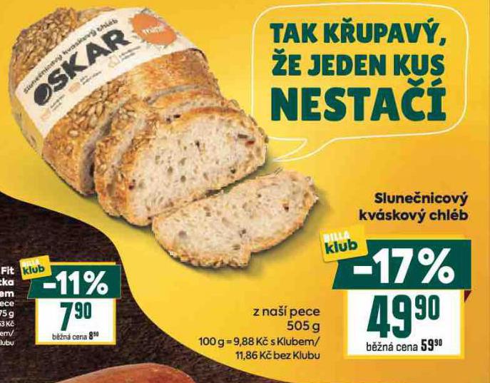 SKUNEČNICOVÝ KVÁSKOVÝ CHLÉB