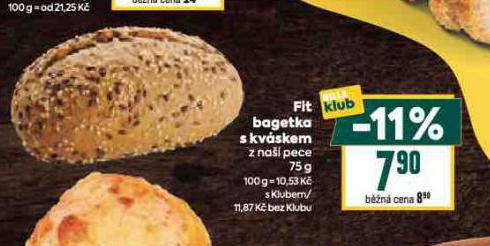 FIT BAGETKA S KVÁSKEM