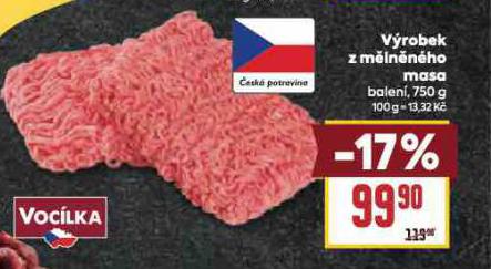 VÝROBEK Z MĚLNĚNÉHO MASA