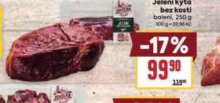 JELENÍ KÝTA BEZ KOSTI