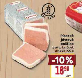 PÍSECKÁ JÁTROVÁ PAŠTIKA