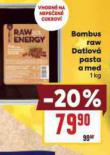 BOMBUS RAW DATLOVÁ PASTA A MED