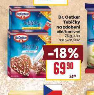DR. OETKER TUBIČKY NA ZDOBENÍ