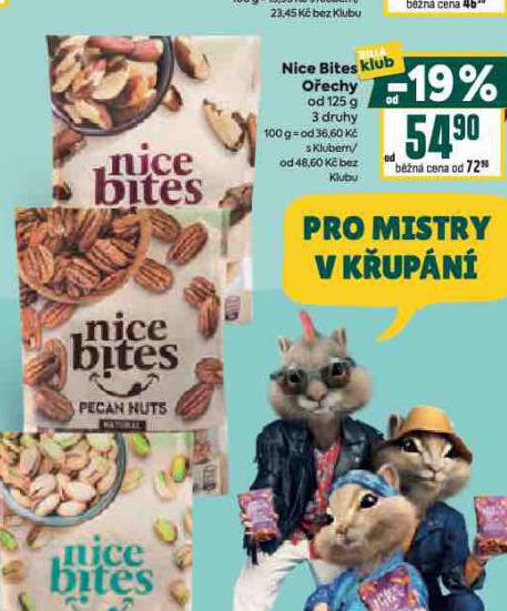 NICE BITES OŘECHY