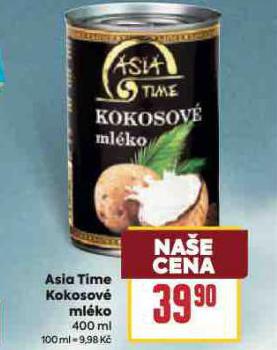 ASIA TIME KOKOSOVÉ MLÉKO
