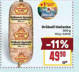 DRŮBEŽÍ TLAČENKA