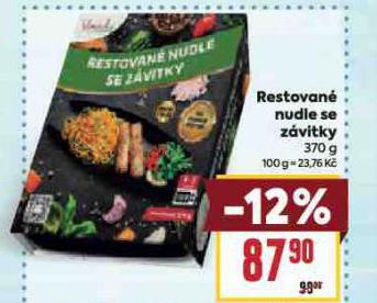 RESTOVANÉ NUDLE SE ZÁVITKY