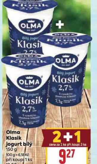 OLMA KLASIK JOGURT BÍLÝ