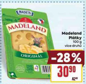 MADELAND PLÁTKY