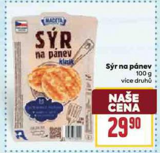 SÝR NA PÁNEV