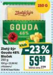 ZLATÝ SÝR GOUDA 48% BLOČEK