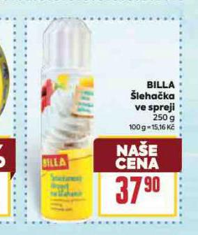 BILLA ŠLEHAČKA VE SPREJI