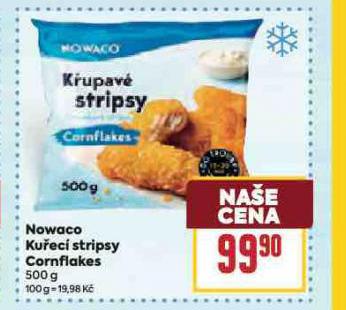 NOWACO KUŘECÍ STRIPSY CORNFLAKES