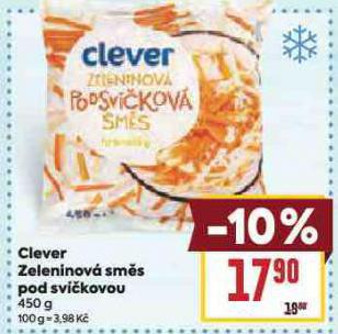 CLEVER ZELENINOVÁ SMĚS POD SVÍČKOVOU