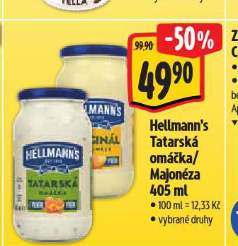 HELLMANN'S TATARSKÁ OMÁČKA