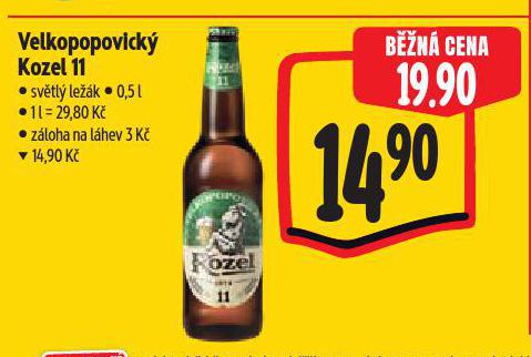 PIVO VELKOPOPOVICKÝ KOZEL