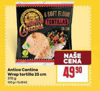 ANTICA CANTINA WRAP TORTILLA 25 CM