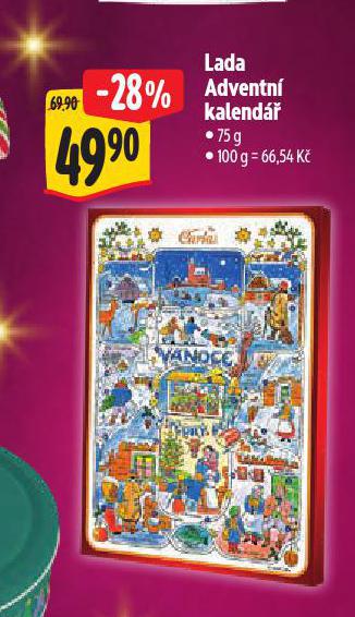 LADA ADVENTNÍ KALENDÁŘ