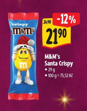 M&M'S CRISPY SANTA