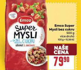 EMCO SUPER MYSLI BEZ CUKRU