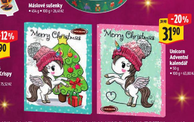 UNICORN ADVENTNÍ KALENDÁŘ