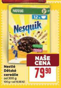 NESTLÉ DĚTSKÉ CEREÁLIE
