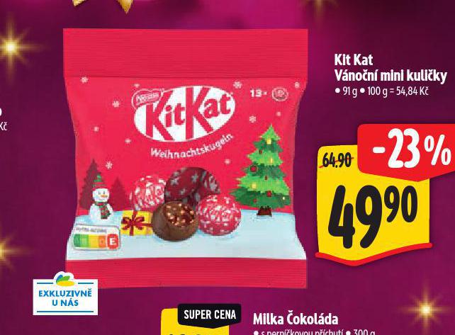 KIT KAT VÁNOČNÍ MINI KULIČKY