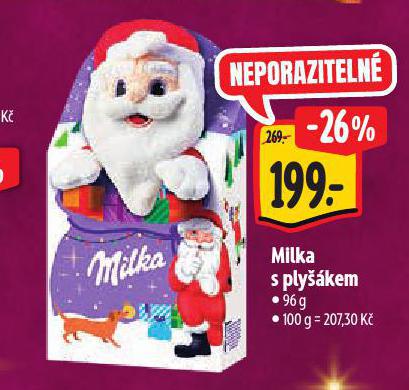 MILKA S PLYŠÁKEM