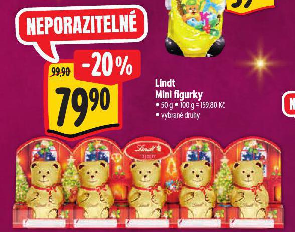 LINDT MINI FIGURKY