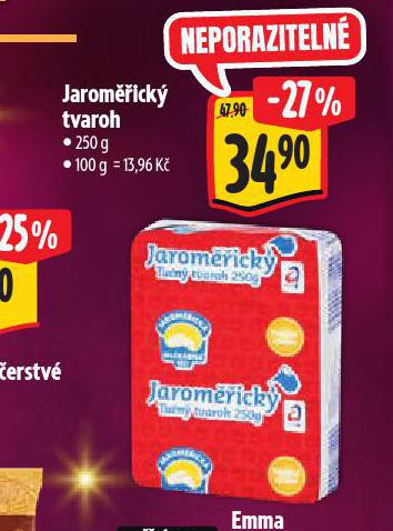 JAROMĚŘICKÝ TVAROH