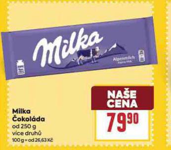 MILKA ČOKOLÁDA