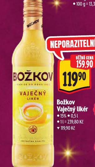 BOŽKOV VAJEČNÝ LIKÉR