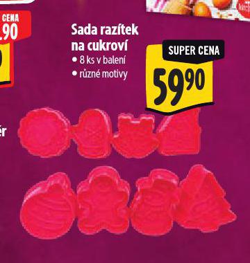 SADA RAZÍTEK NA CUKROVÍ
