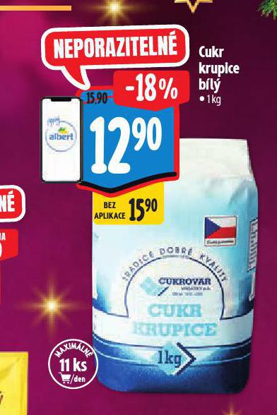 CUKR KRUPICE BÍLÝ