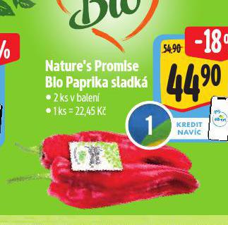 BIO PAPRIKA SLADKÁ