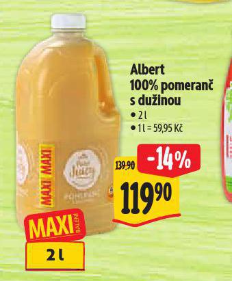 100% POMERANČ S DUŽINOU