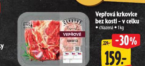 VEPŘOVÁ KRKOVICE BEZ KOSTI - V CELKU